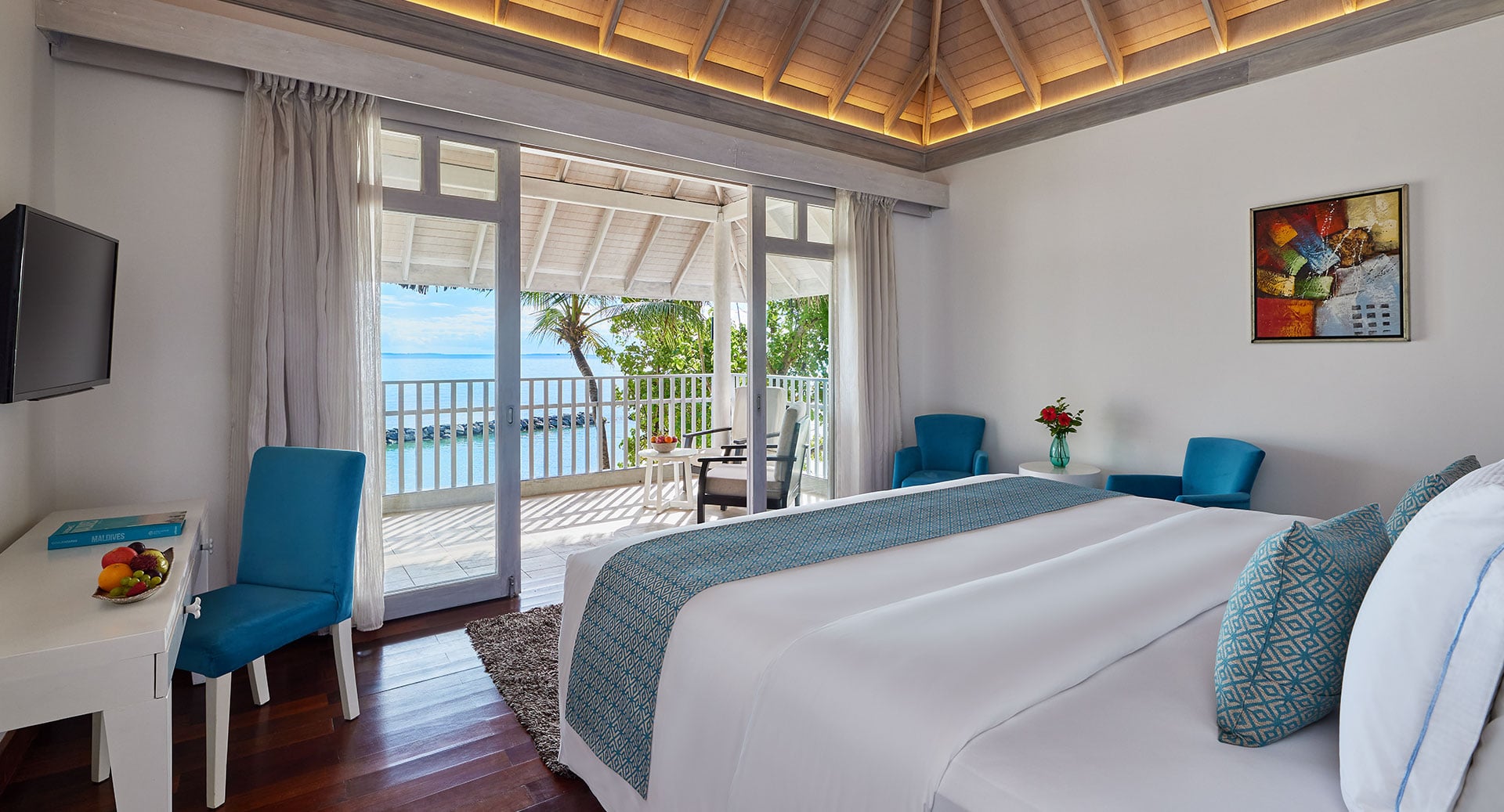 One Bedroom Beach Pool Pavilion Suite at NH Maldives Kuda Rah Resort
