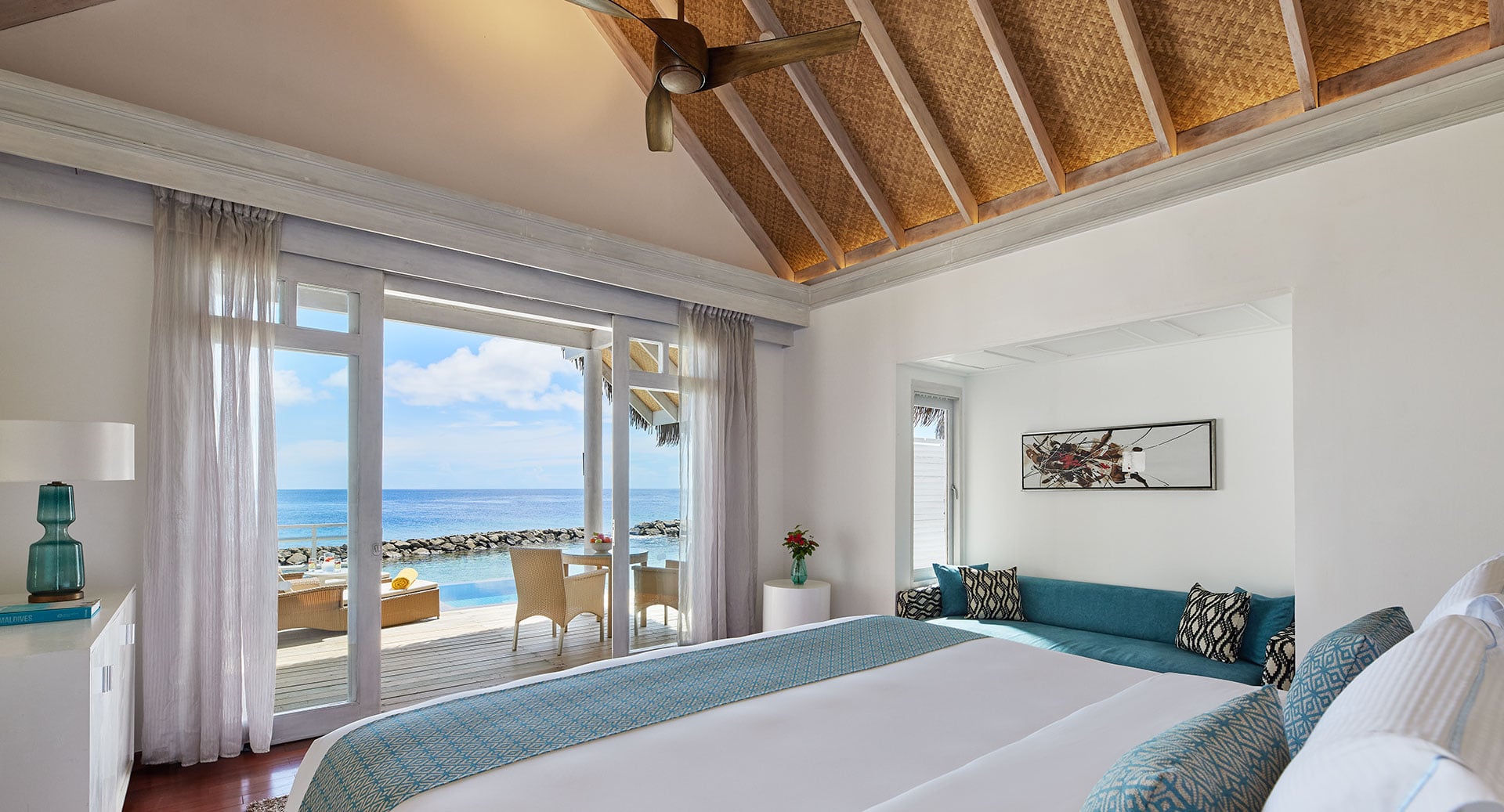 One Bedroom Over Water Pool Villa at NH Maldives Kuda Rah Resort