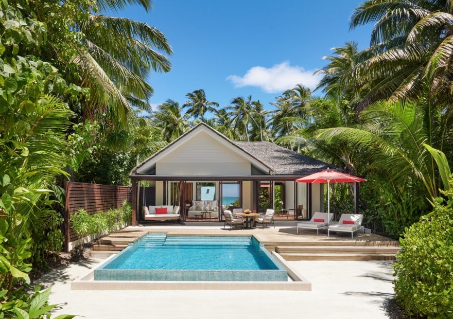 Deluxe Family Beach Pool Villa im Niyama Private Islands Maldives