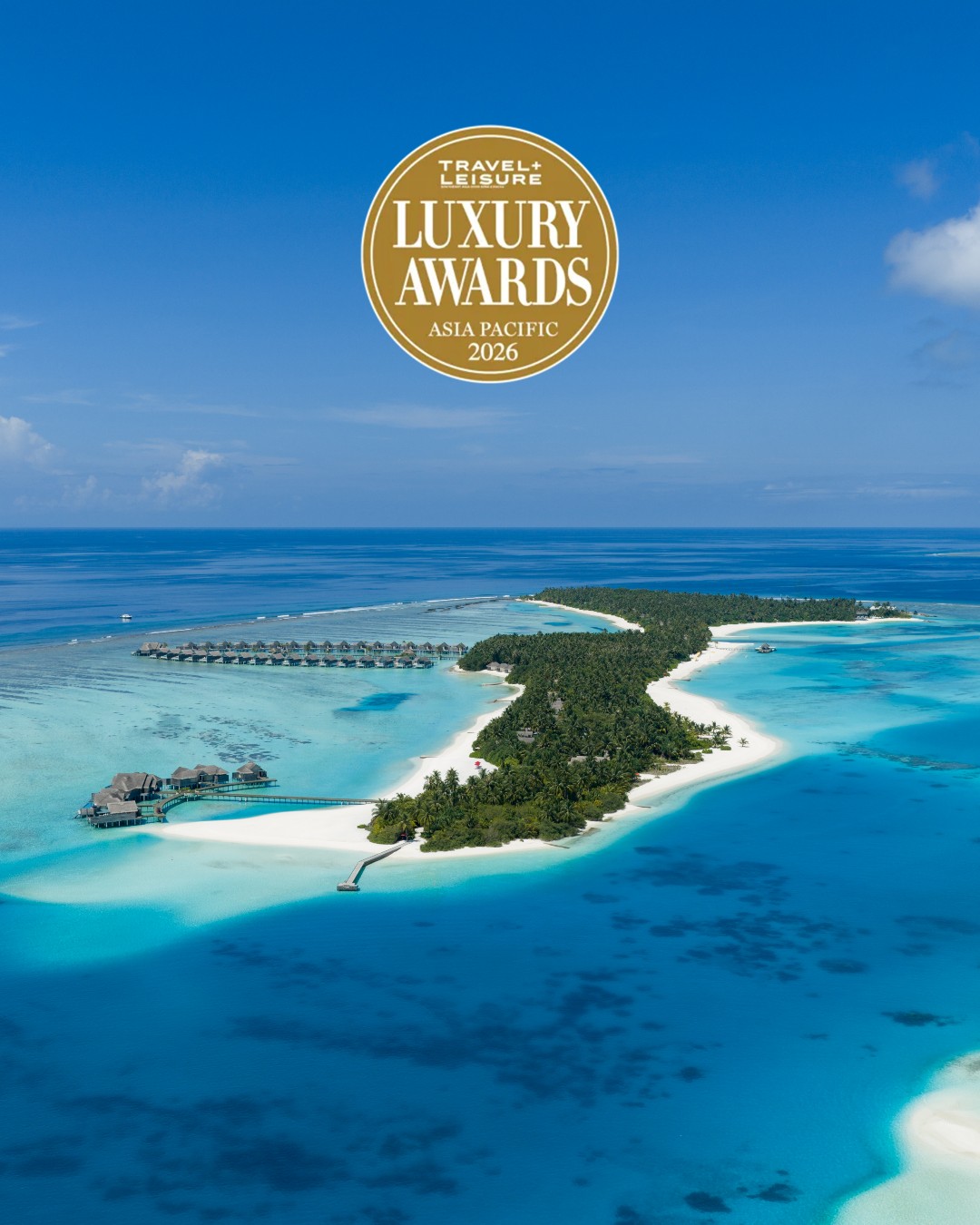 Photo by Niyama Private Islands Maldives on June 18, 2026. May be an image of beach, water and text that says "TRAVEL+ LEISURE URE LUXURY AWARDS ASIA ASIAPACIFIC PACIFIC 2026".