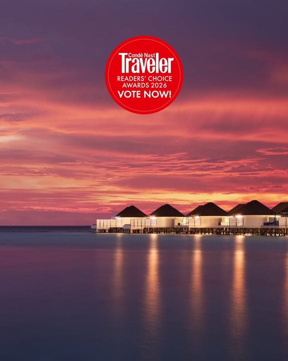 Photo by Nova Maldives on April 29, 2026. May be an image of water, outdoors and text that says "Traveler Nast Condé READERS' READERS'CHOICE CHOICE AWARDS 2026 VOTENOW! VOTE NOW! ただなまう".