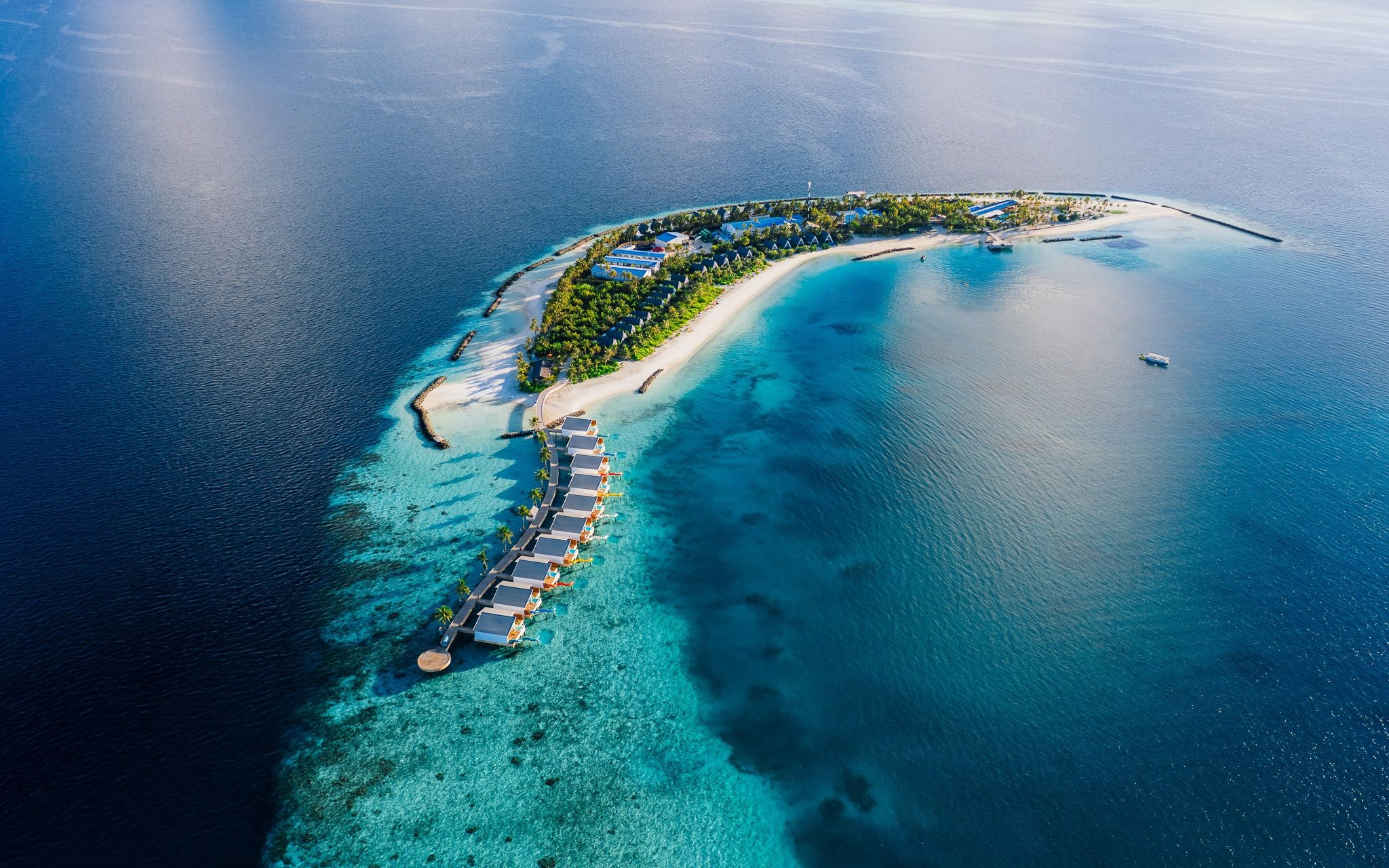 Oaga Art Resort aerial view