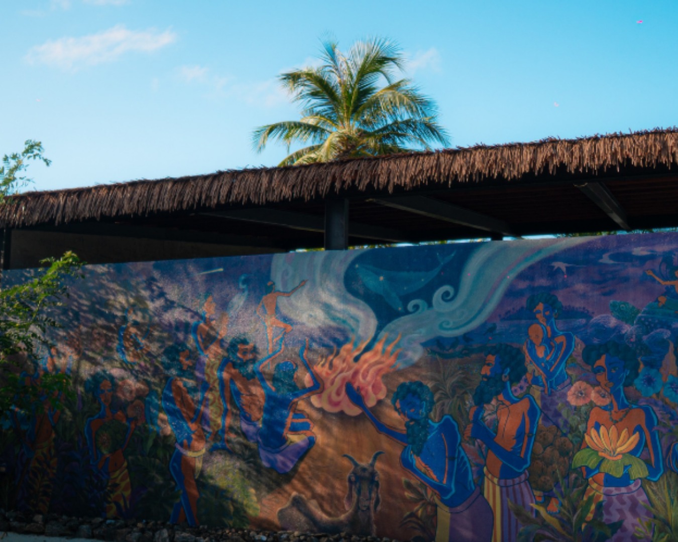 Photo by Oaga Art Resort - Maldives on July 17, 2026. May be an image of outdoors, palm trees and text.