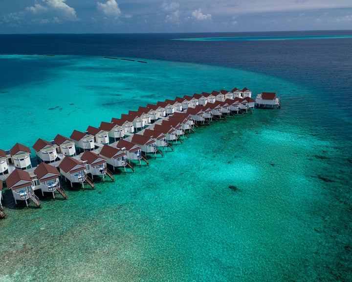 Photo by OBLU XPERIENCE Ailafushi on July 27, 2026. May be an image of ocean, boathouse and text.