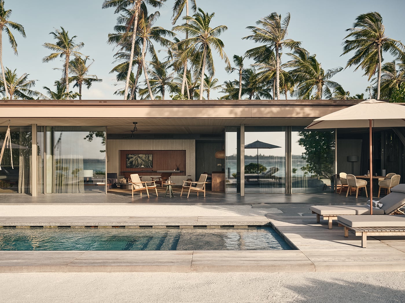 Two Bedroom Beach Pool Villa im Patina Maldives, Fari Islands