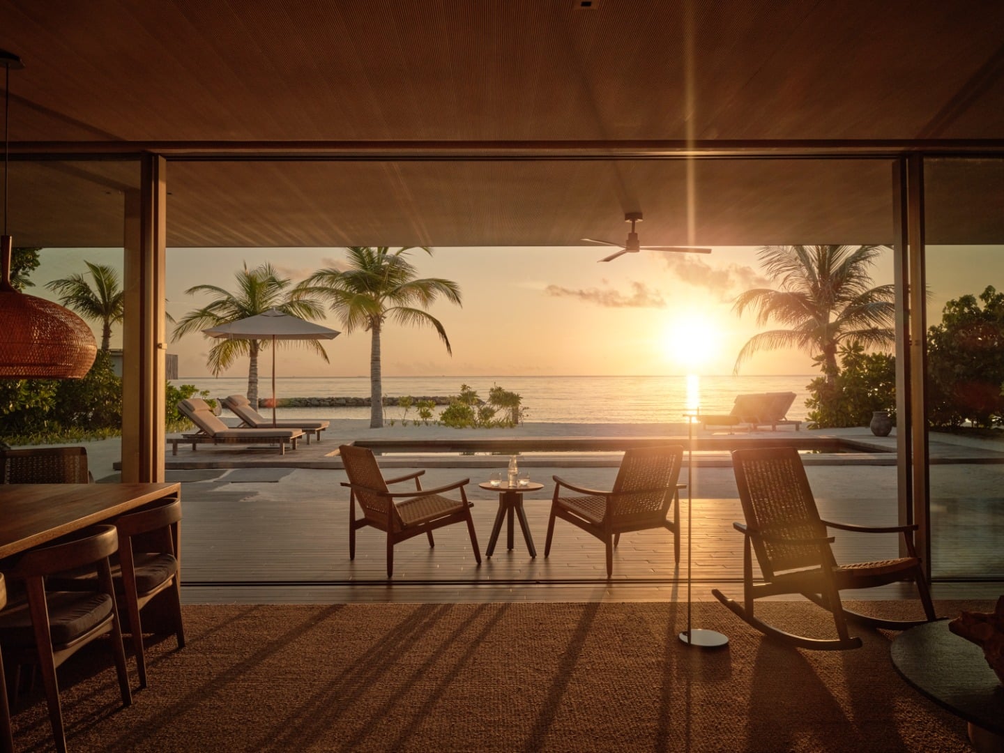 Two Bedroom Sunset Beach Pool Villa im Patina Maldives, Fari Islands