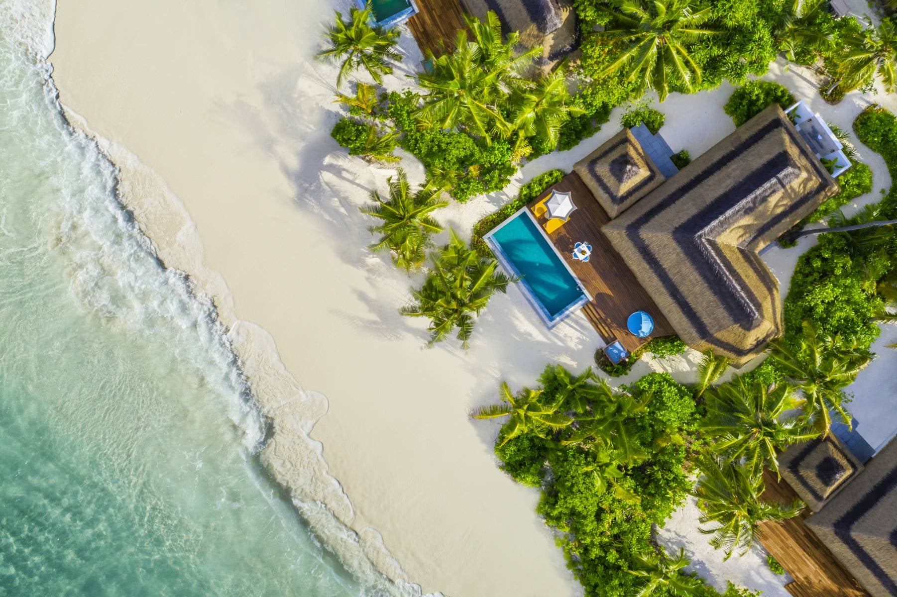Family Beach Pool Villa im Pullman Maldives Maamutaa Resort