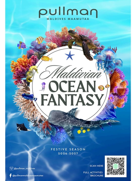 Dive into a festive season inspired by the wonders of the ocean. 🌊✨

From joyful celebrations to island experiences for all ages, Maldivian Ocean Fantasy brings a splash of festive magic to paradise 
