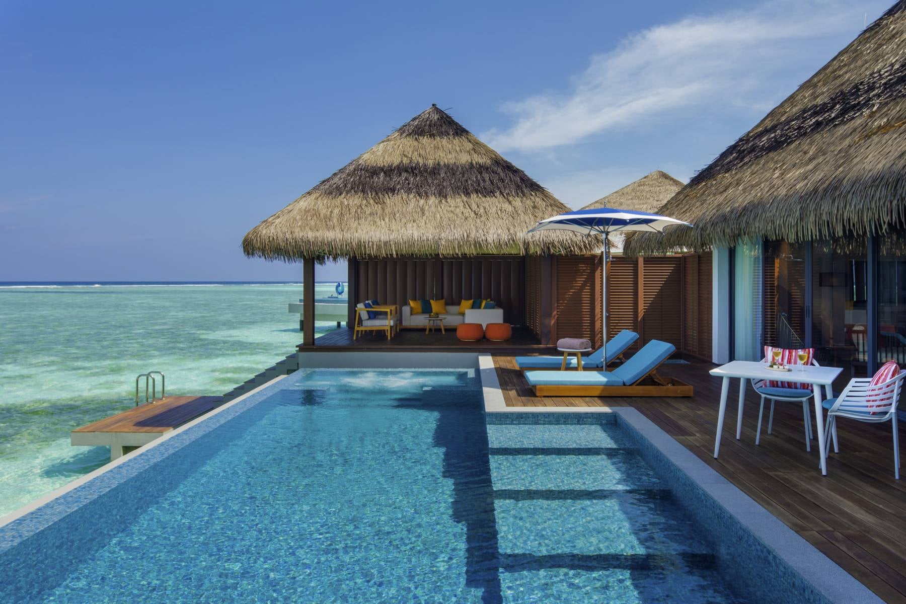 Ocean Pool Suite im Pullman Maldives Maamutaa Resort