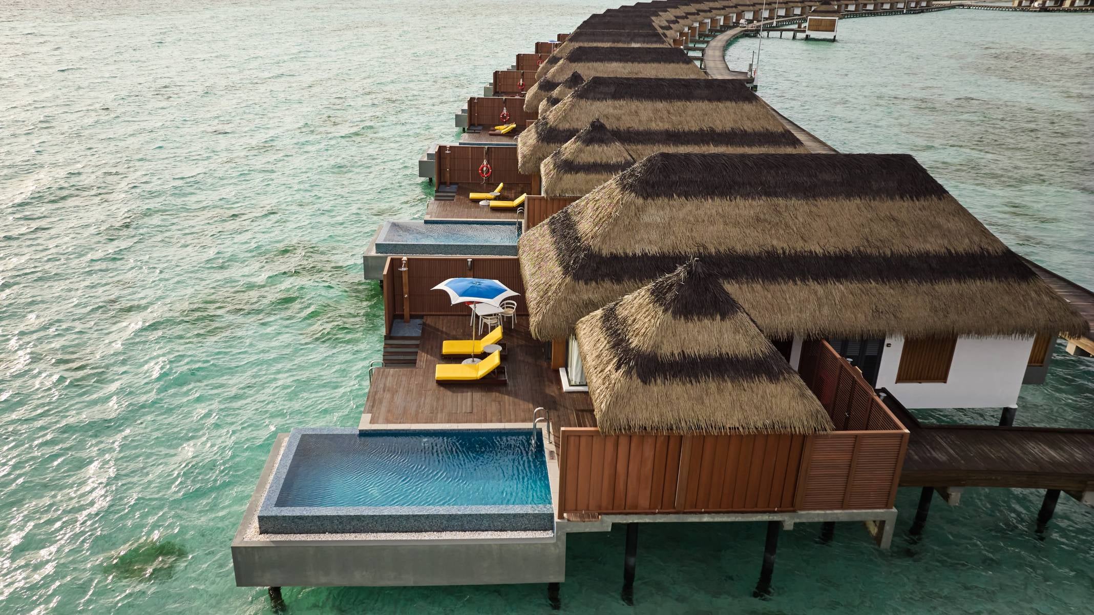 Sunset Ocean Pool Villa im Pullman Maldives Maamutaa Resort
