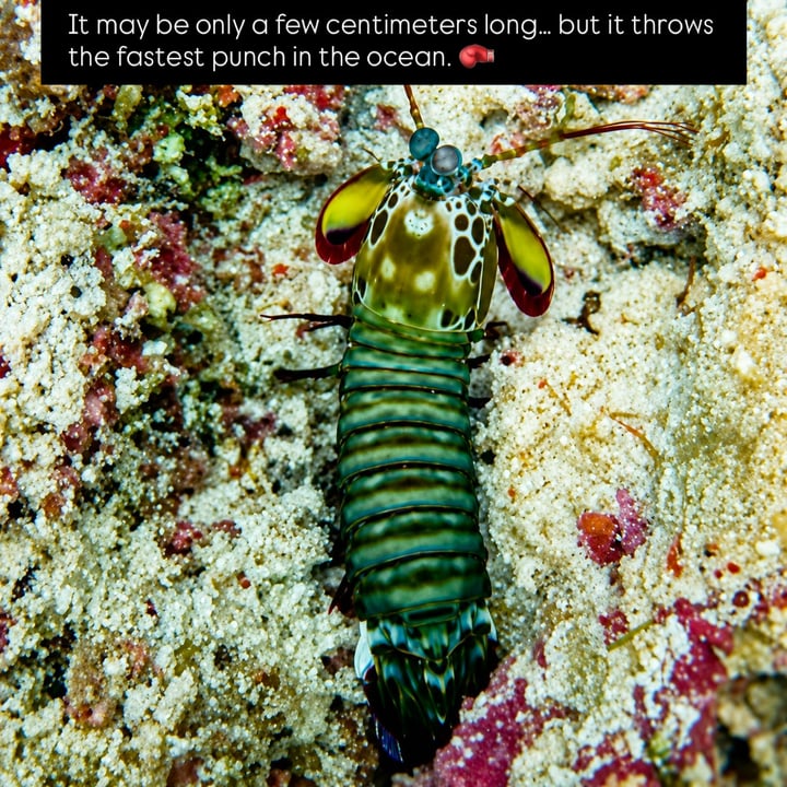 Foto geteilt von Ocean Group Maldives am 19. Juli 2026 mit Markierung von @paditv und @radissonbluresortmaldives. Möglicherweise ein Bild von Krebstier, Isopode und Text mit der Aufschrift „Es mag nur wenige Zentimeter lang sein..“