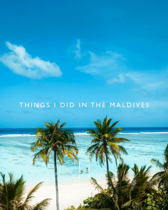 The Maldives is so much more than its turquoise water 🌊

It's learning about the reef beneath the surface, tasting local flavors, spotting incredible marine life, and realizing just how much there is