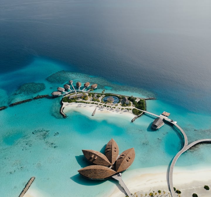 Foto di Radisson Blu Resort Maldives del 15 settembre 2026. Potrebbe essere un'immagine di distesa d'acqua e testo.