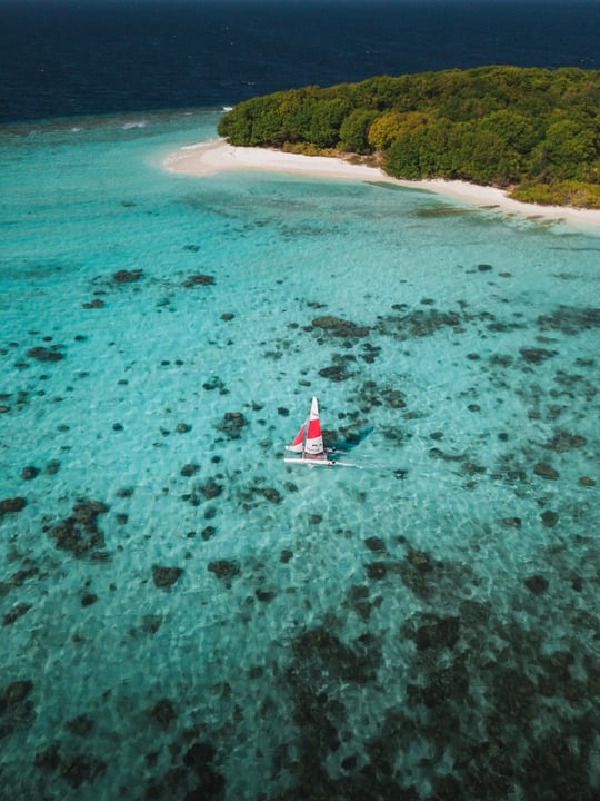 Photo by Halcyon Private Isles Maldives in The Halcyon Private Isles Maldives. May be an image of kayak, jet ski, ocean and text.