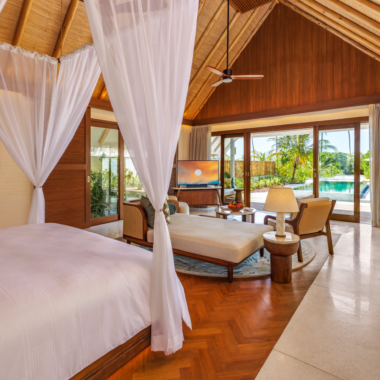 Sunset Beach Pool Villa at Rah Gili Maldives