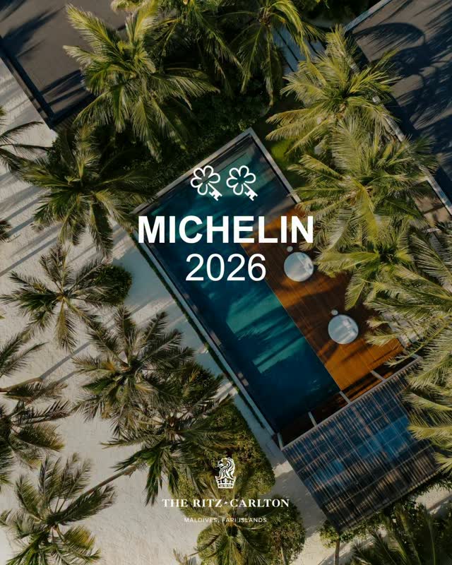Un traguardo che merita di essere celebrato 🗝️🗝️

The Ritz-Carlton Maldives, Fari Islands ha ricevuto Due Chiavi MICHELIN nella Guida MICHELIN 2026. Riconosciuto come "un soggiorno eccezionale", questo risultato è un 