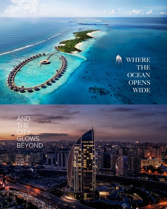 Une histoire, racontée entre océan et ville.

Des horizons ouverts de The Ritz-Carlton Maldives, Fari Islands, aux lumières de The Ritz-Carlton, Baku, chaque destination révèle son propre sens du lieu — t