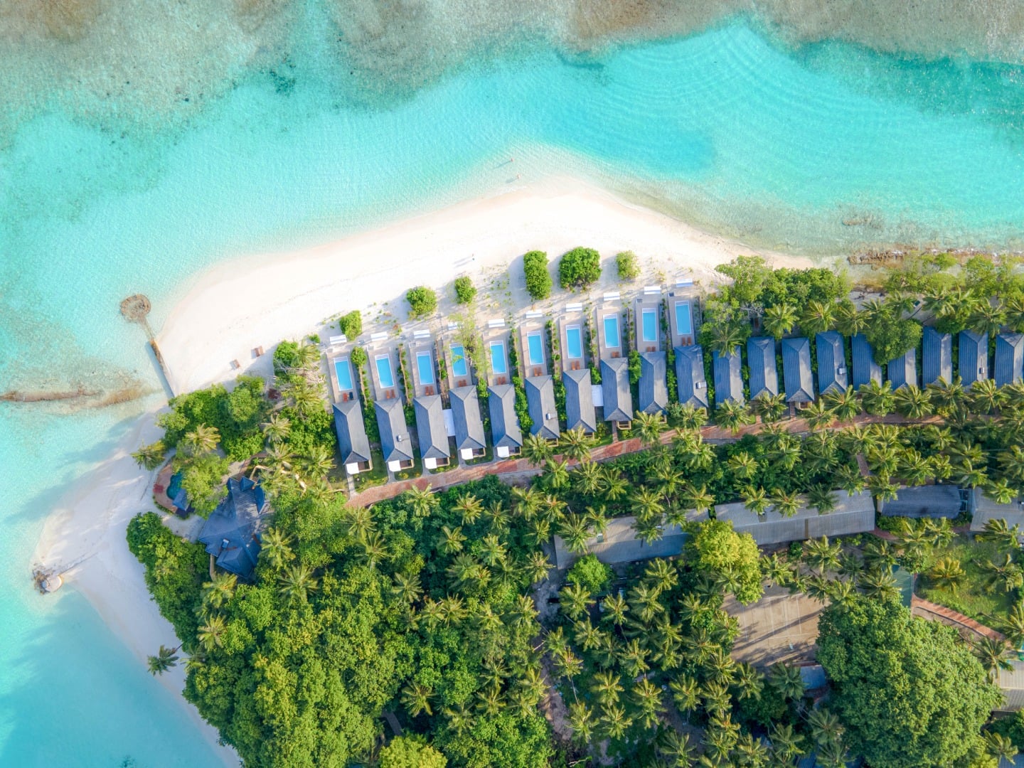 Beach Pool Villa im Royal Island Resort Maldives