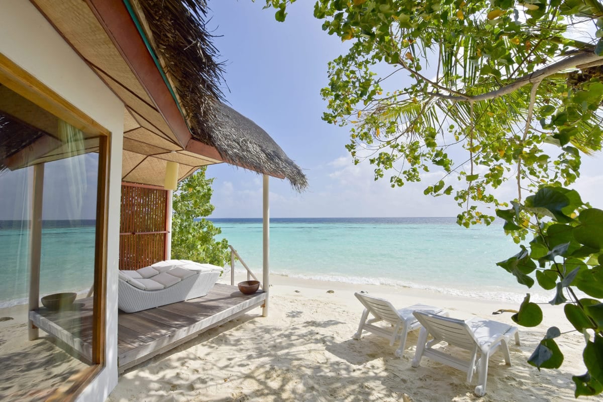 Beach Bungalow at Safari Island Resort Maldives