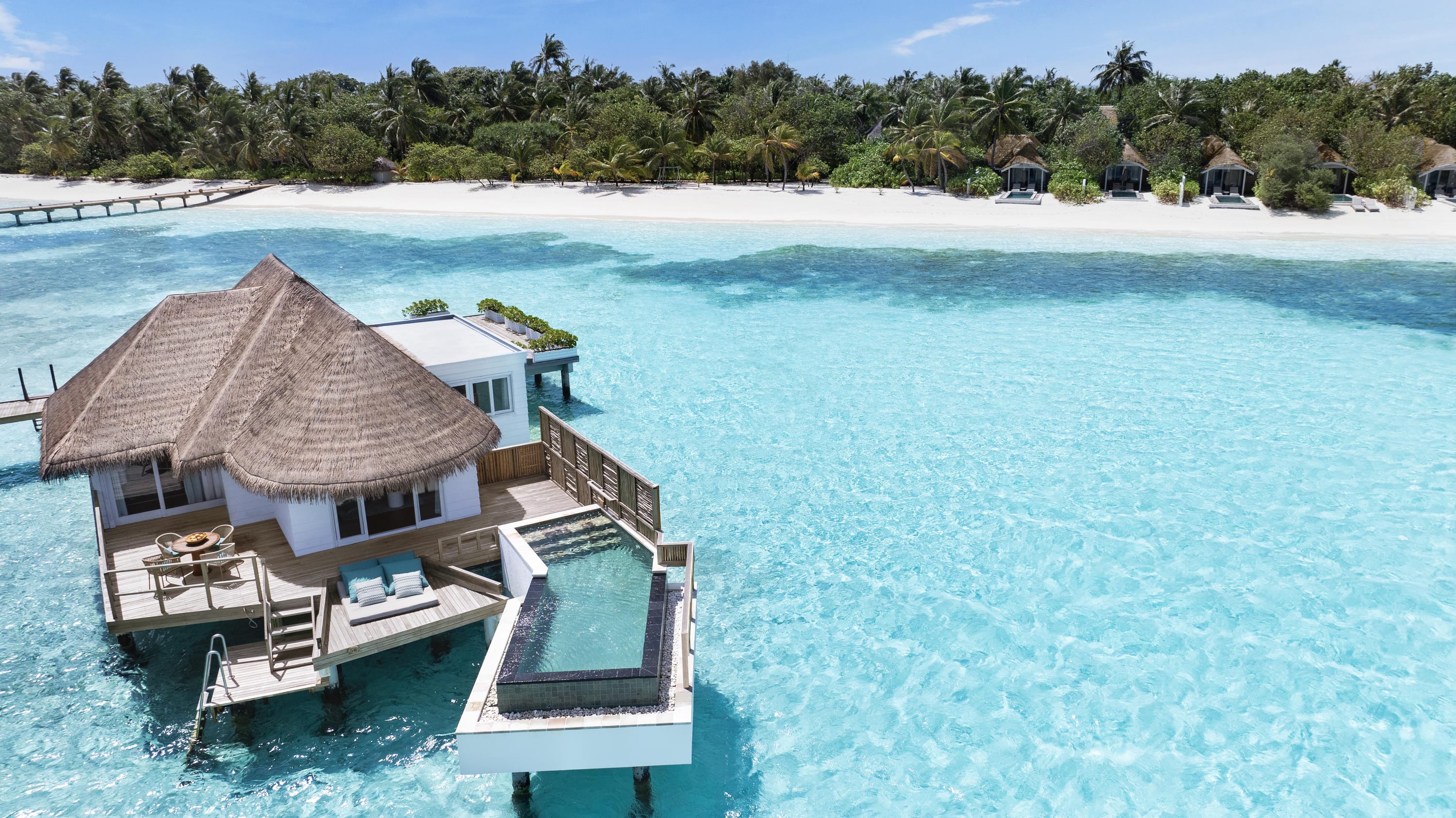 Family Water Villa with Pool im Six Senses Kanuhura