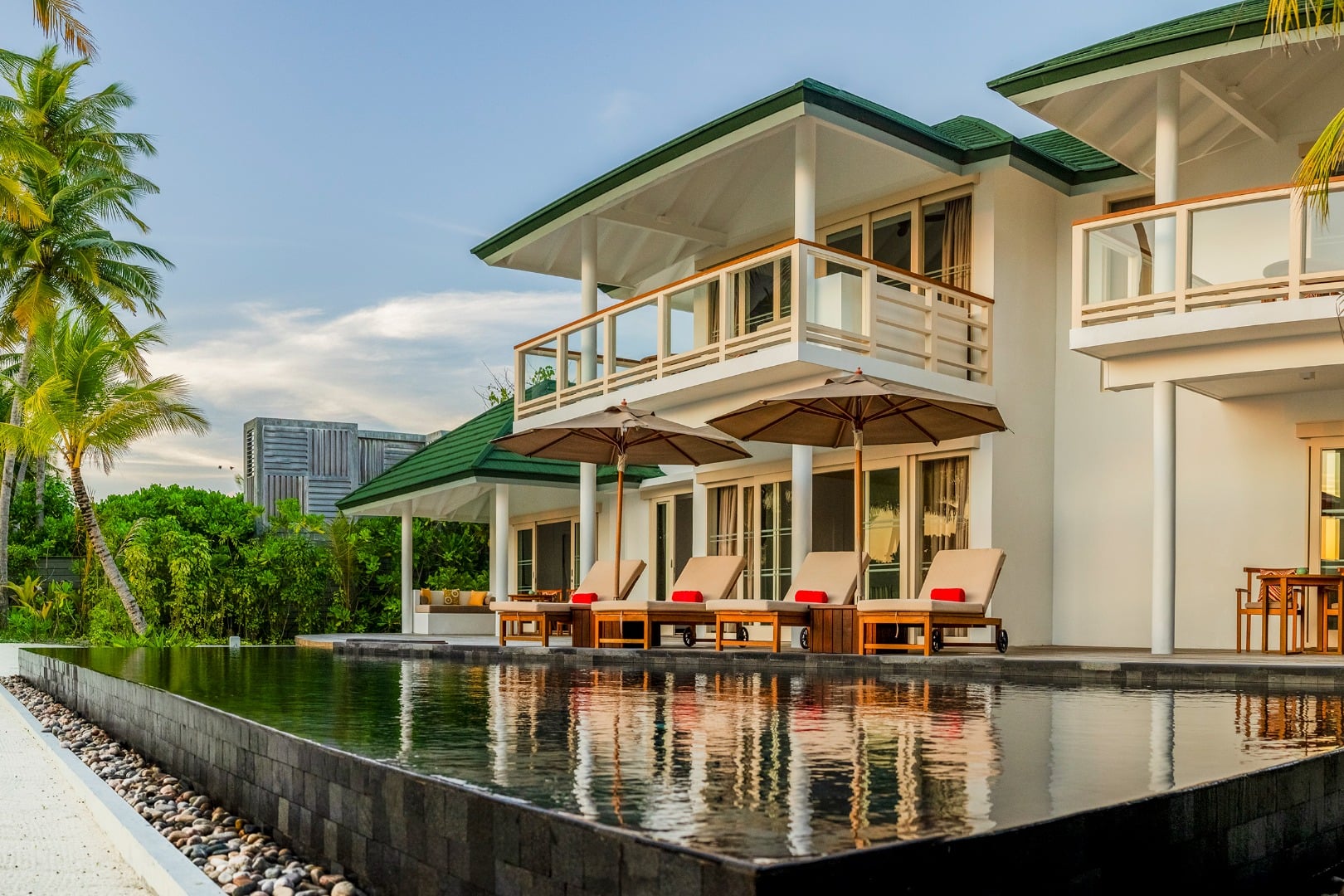 Four Bedroom Beach Residence with Pool - Außenbereich im Siyam World Maldives