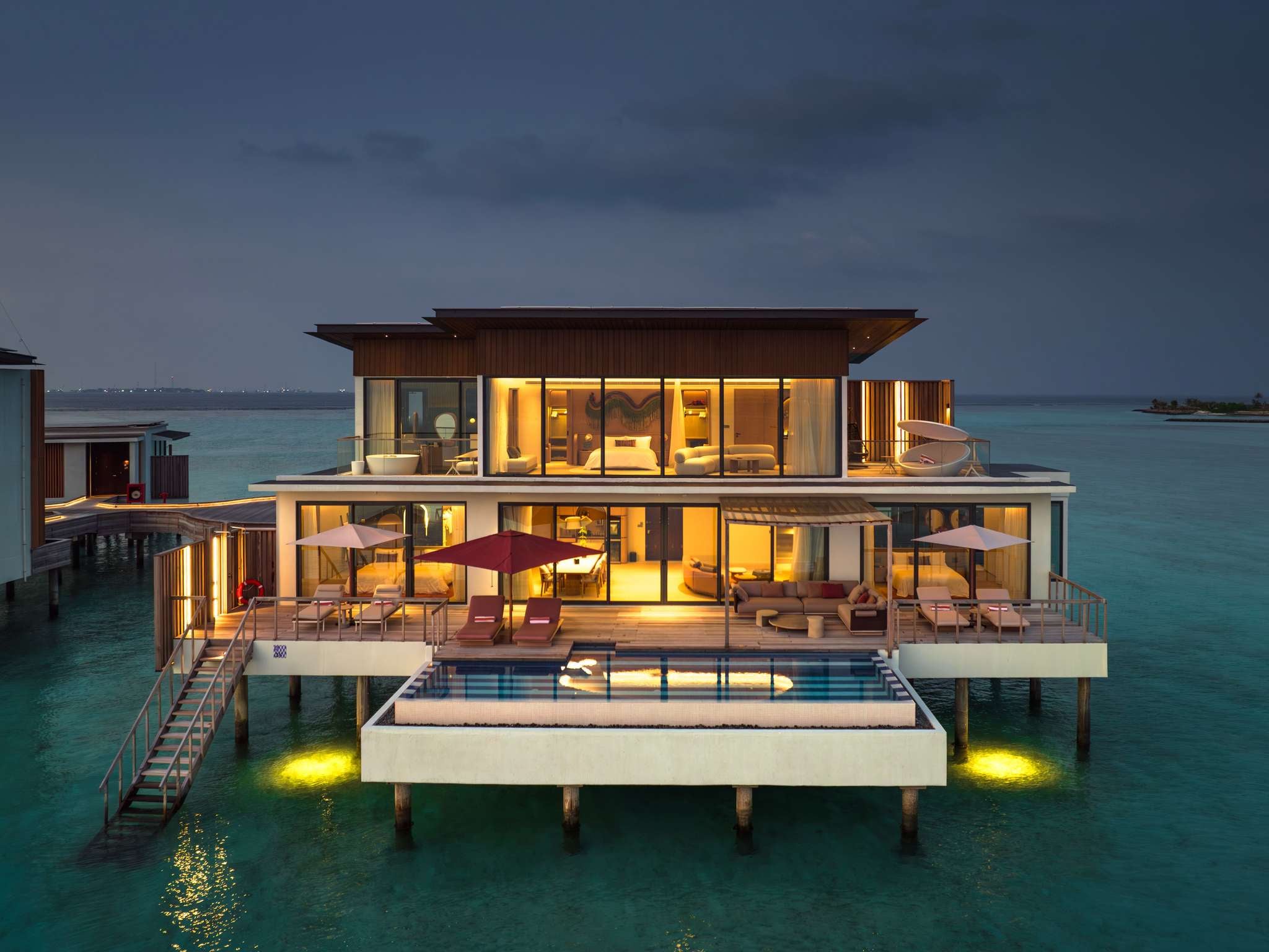 Three-Bedroom Ocean Water Pool Atelier im SO/ Maldives