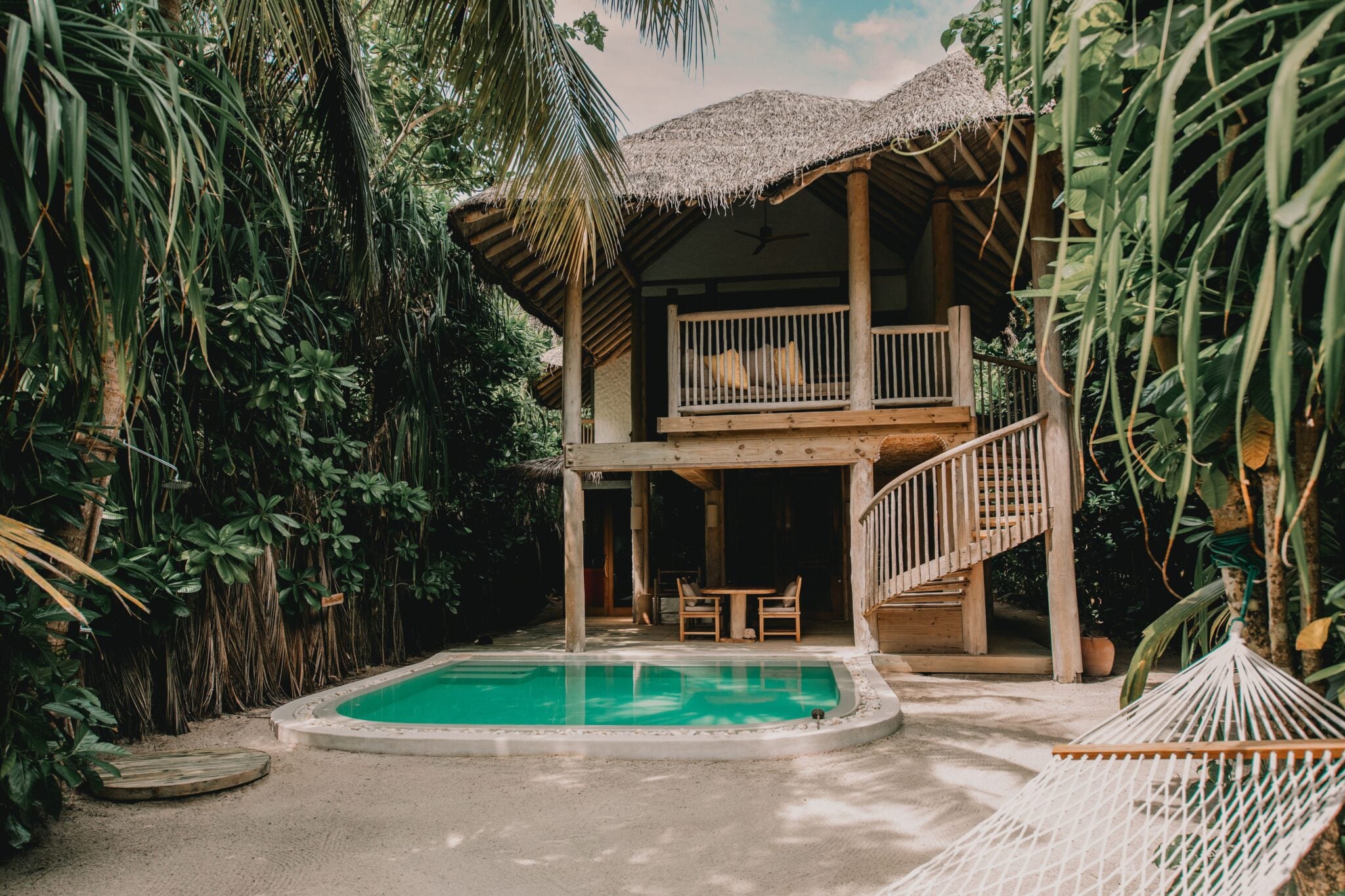 One Bedroom Deluxe Duplex Beach Pool Villa in Soneva Fushi