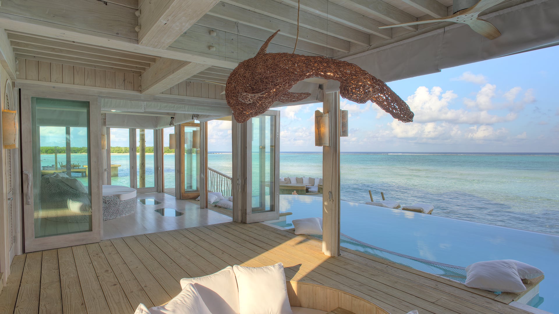 1 Bedroom Sunset Water Reserve with Slide bei Soneva Jani
