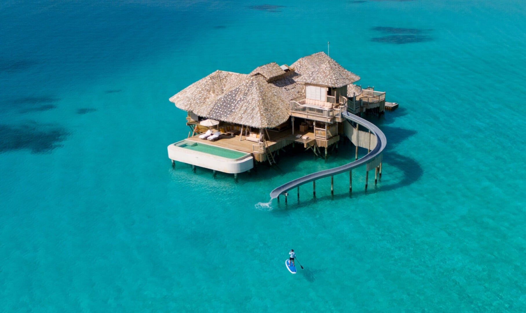 Crusoe Villa (nur mit Boot erreichbar) im Soneva Secret