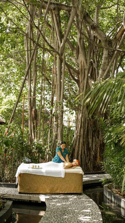 Unique jungle-inspired spa experience at @sunsiyamirufushi 🌱🌴
Video by: @everyheartfilms @openklosetbykarina 

Video © This video is protected by copyright law. Any use, reproduction, or distributio