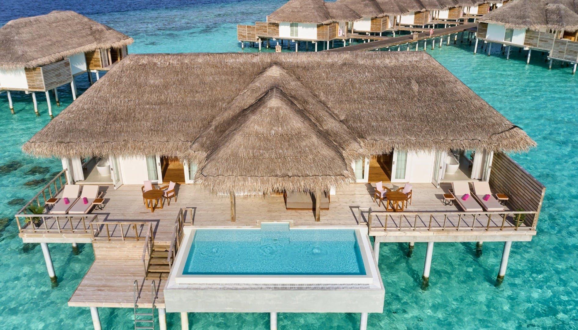 Two Bedroom Ocean Residence with Pool im Sun Siyam Iru Veli