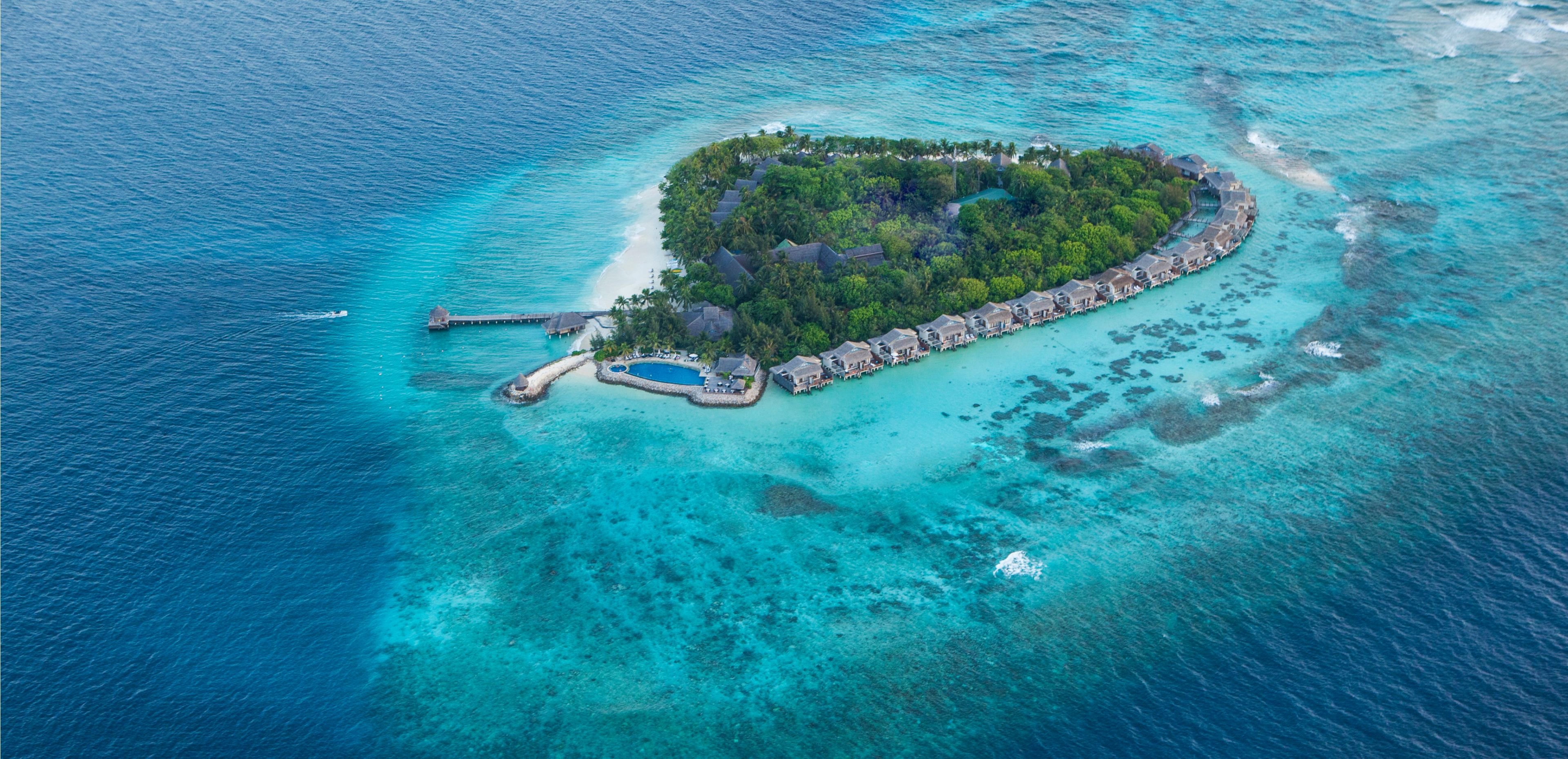 Taj Coral Reef Resort & Spa aerial view
