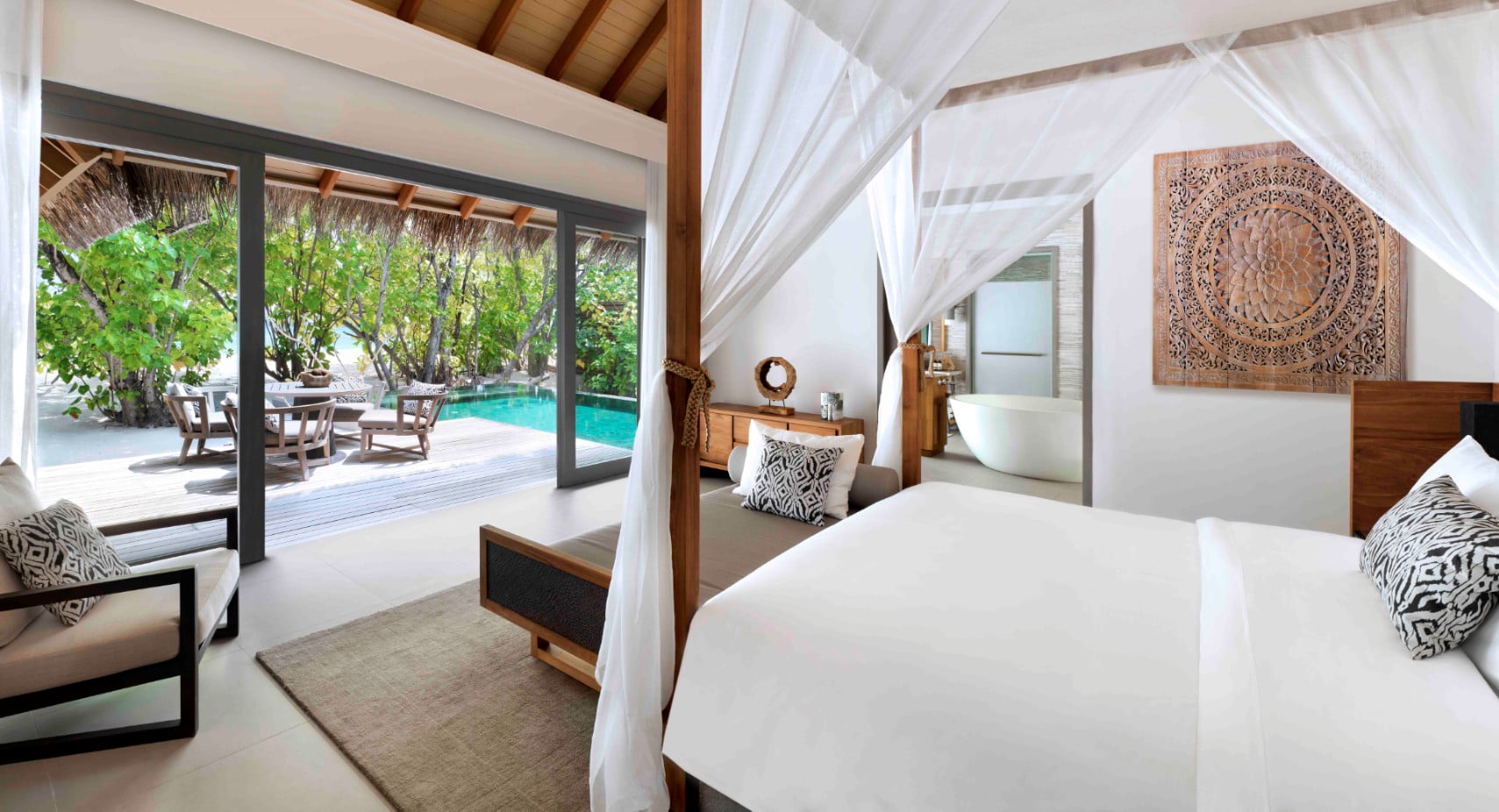 One Bedroom Beach Pool Residence im Vakkaru Maldives