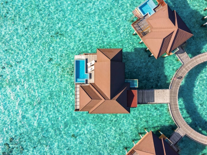 Photo by VARU by Atmosphere on June 04, 2026. May be an image of swimming, pool, horizon, ocean and text.