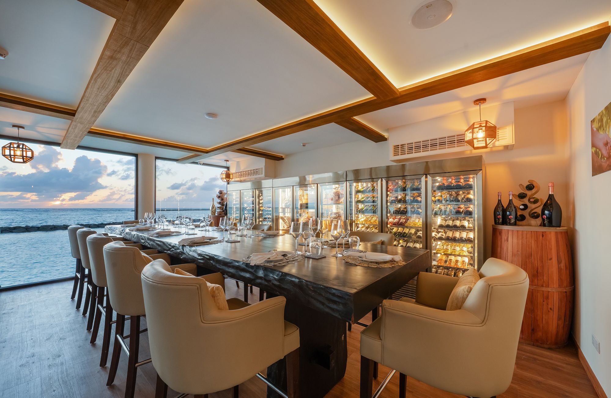 Cellar at NÜ restaurant