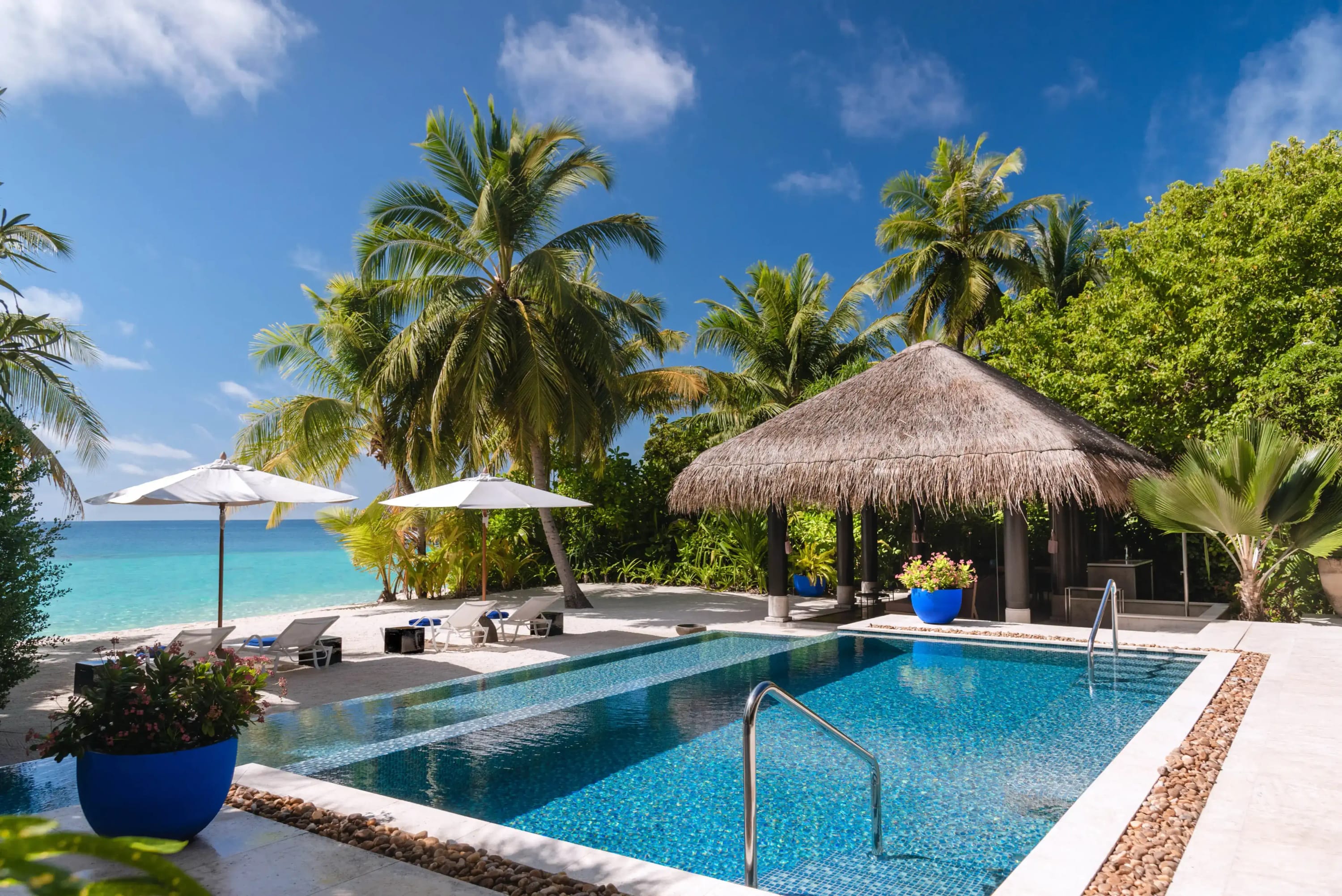Beach Pool House (2 Schlafzimmer) im Velaa Private Island