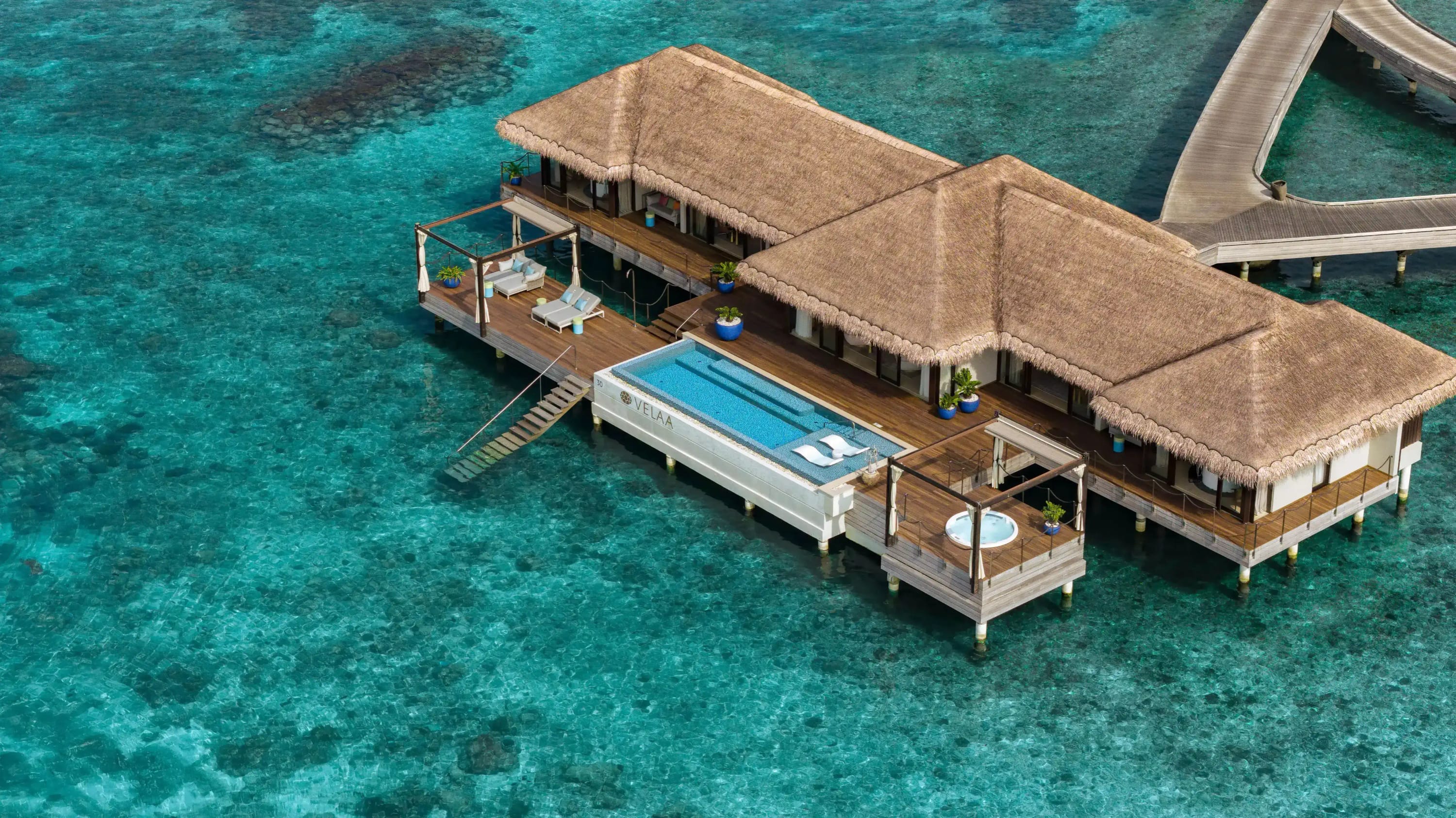 Ocean Pool House (2 Schlafzimmer) im Velaa Private Island