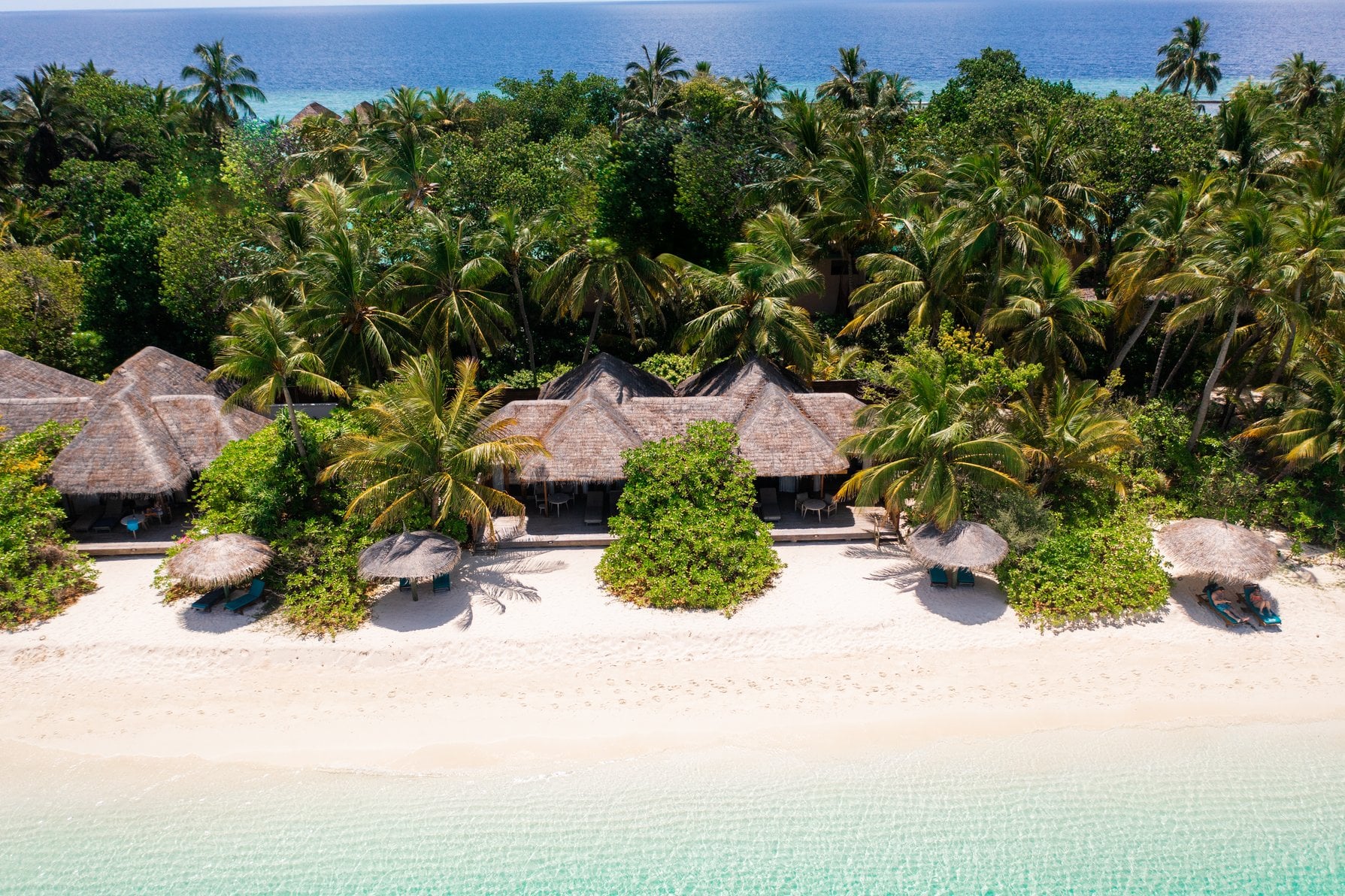 Sunset Jacuzzi Beach Villa, Außenansicht im Veligandu Maldives Resort Island