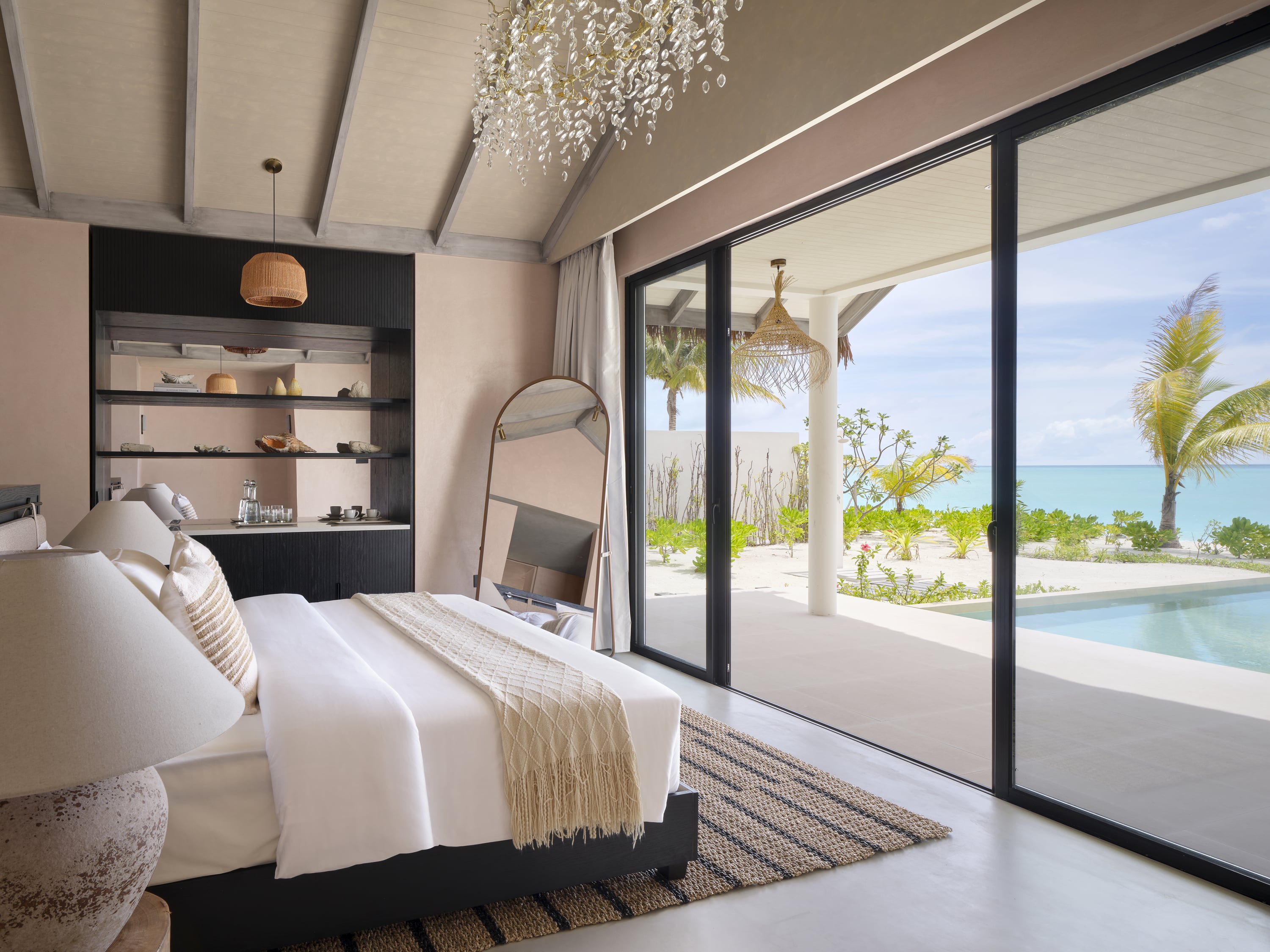Two Bedroom Residence with Two Beach Pools and Garden Pool at Villa Haven Maldives