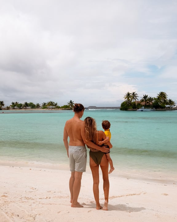 Photo shared by Villa Nautica, Maldives on July 28, 2026 tagging @visitmaldives, @amazing__maldives, and @villaresortsmaldives. May be an image of one or more people, ocean, beach and text.