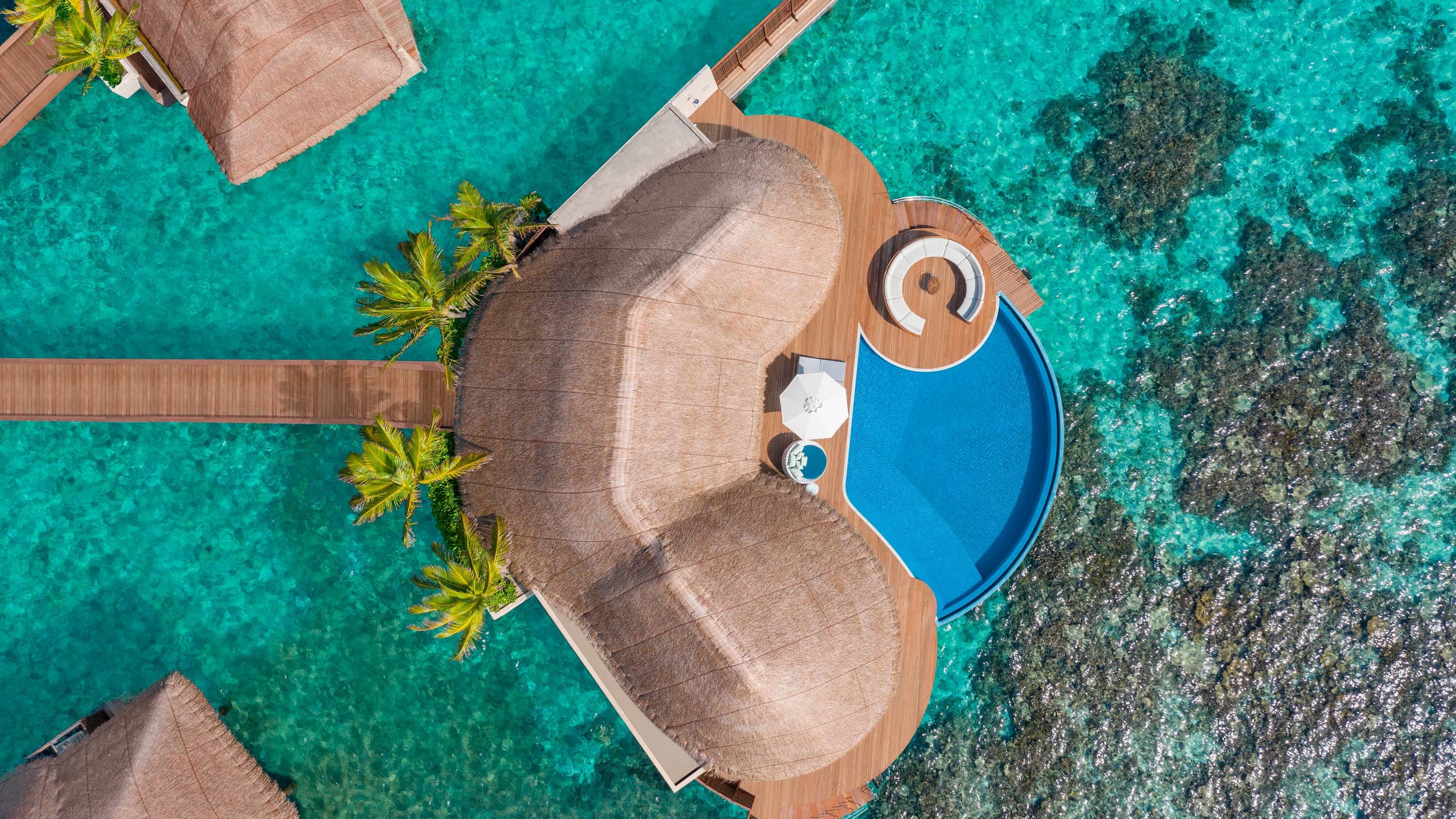 Extreme WOW Ocean Haven - Luftaufnahme im W Maldives