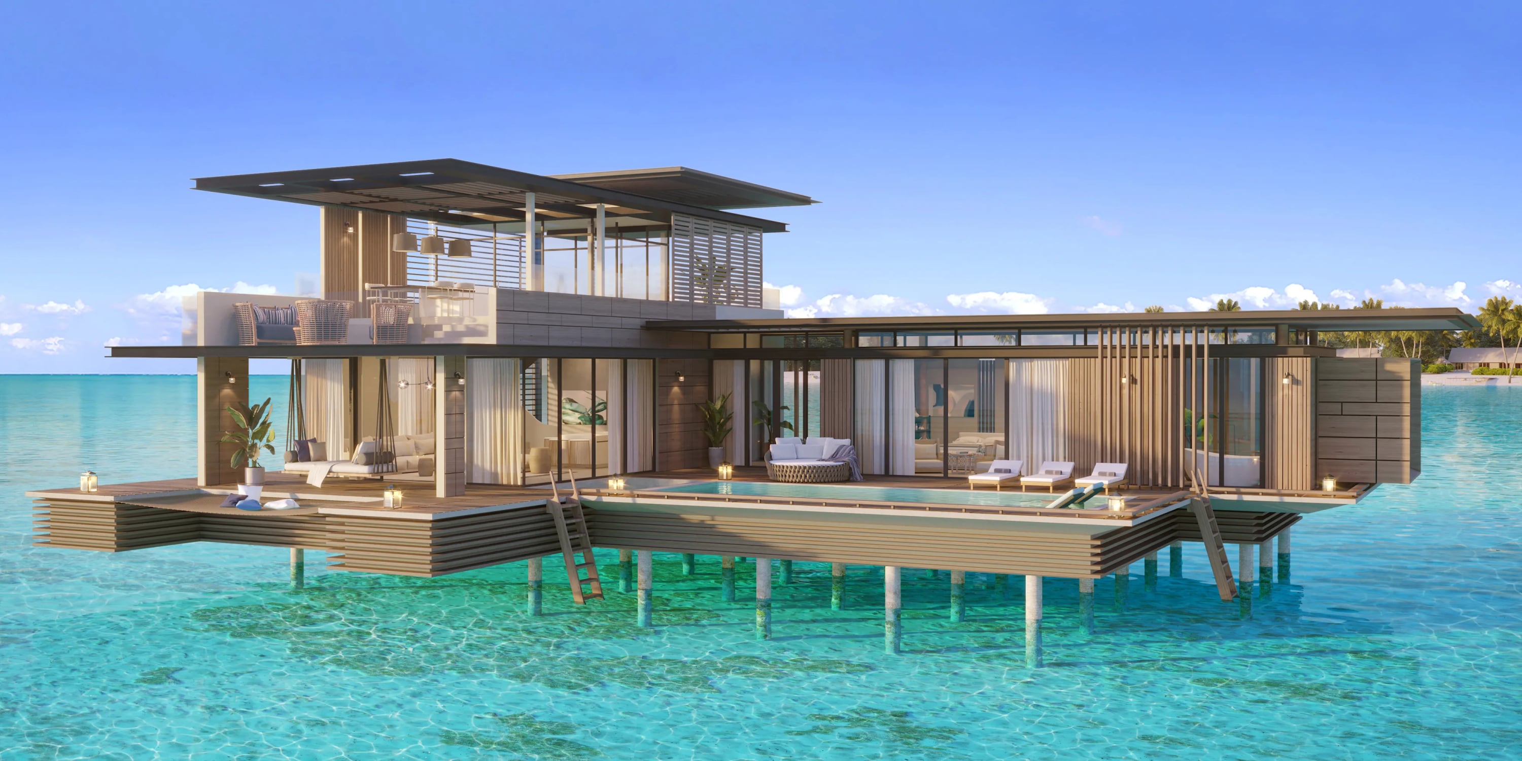 Waldorf Astoria Maldives Ithaafushi Stella Maris Ocean Villa bei Waldorf Astoria Maldives Ithaafushi
